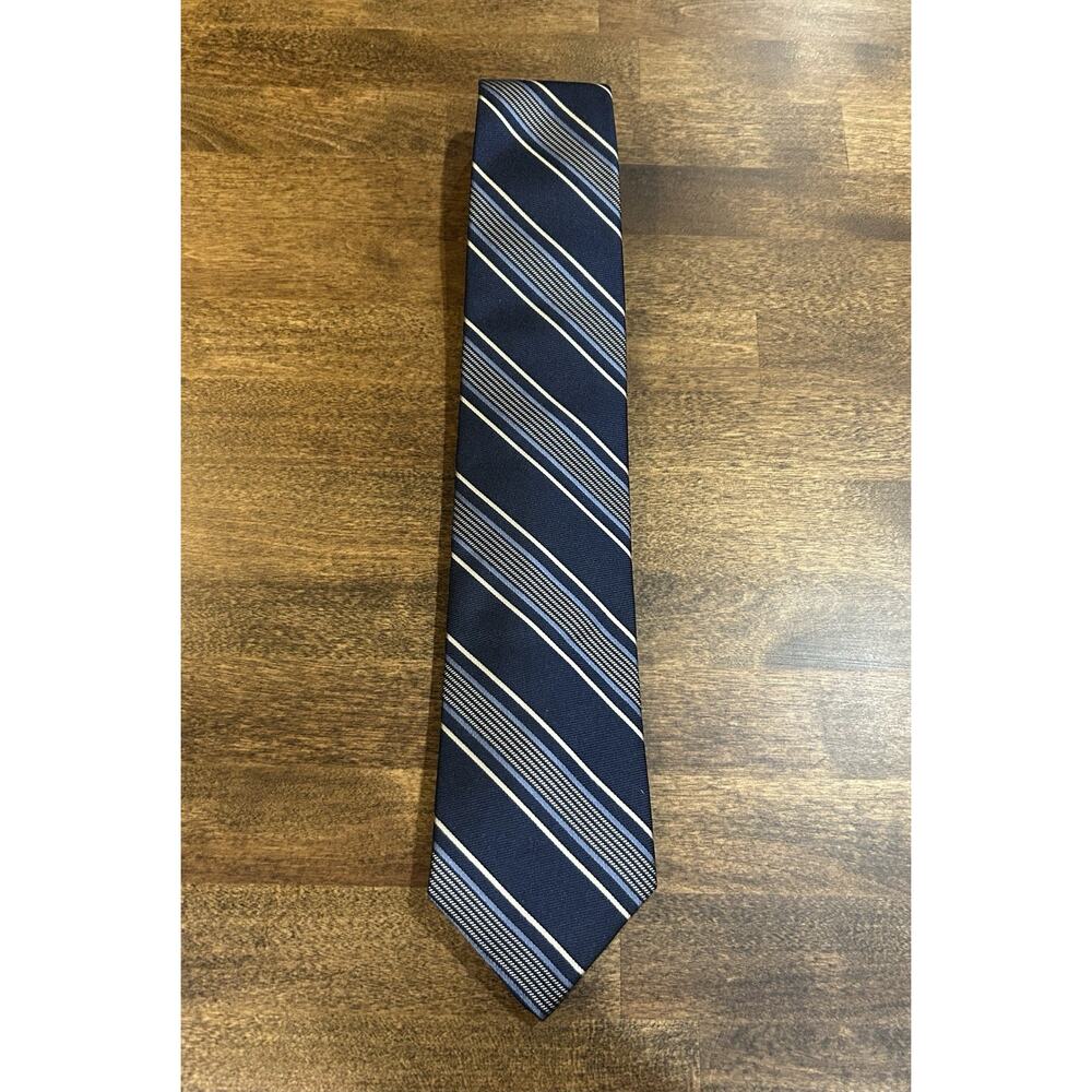 Polo Ralph Lauren Men’s Silk Tie Necktie Rep Navy Blue